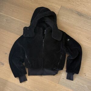 ALO Yoga Charcoal Sherpa Hoodie